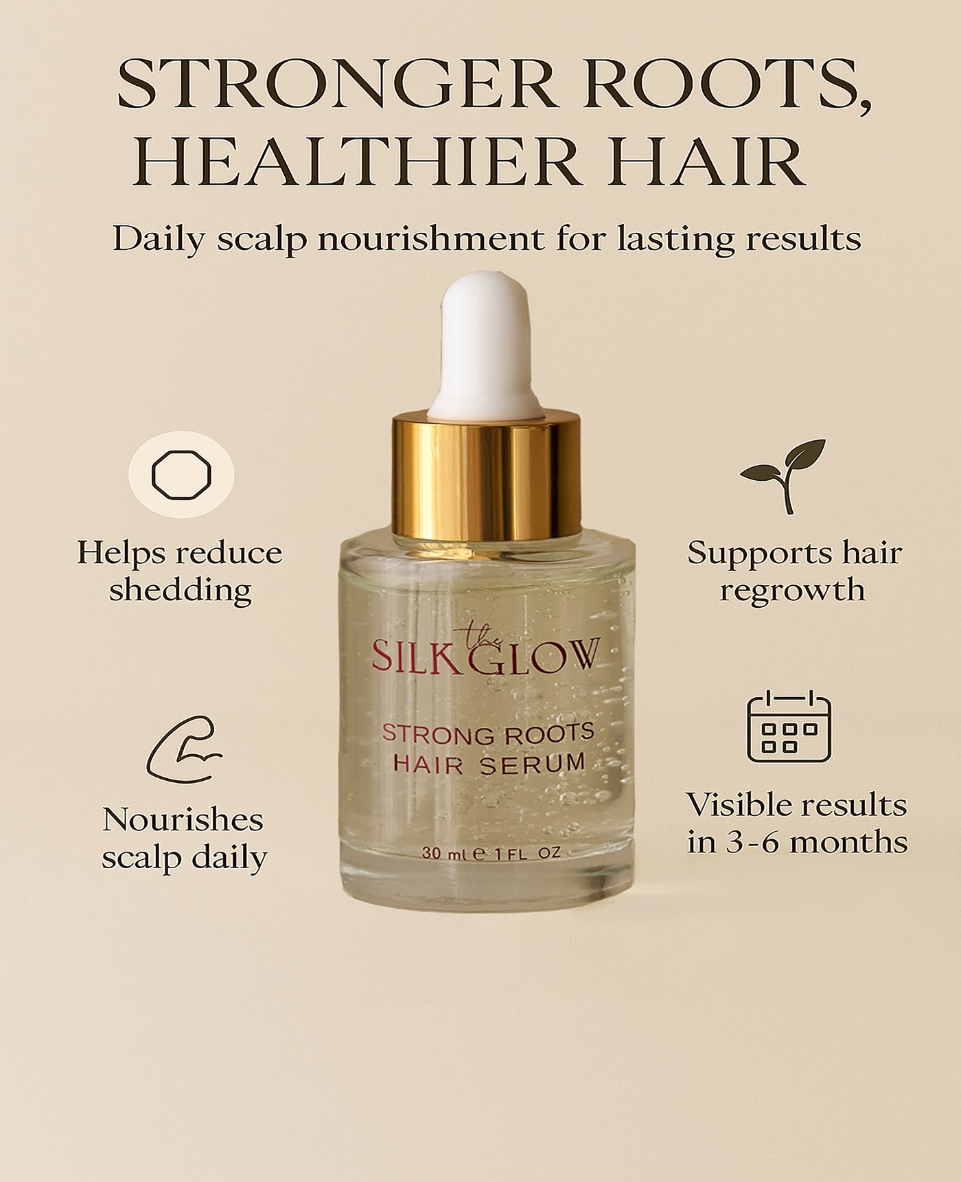 Strong Roots Ritual Trio – Hair Oil + 2 Hair Serums