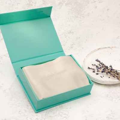 the silk glow silk pillow case in ivory