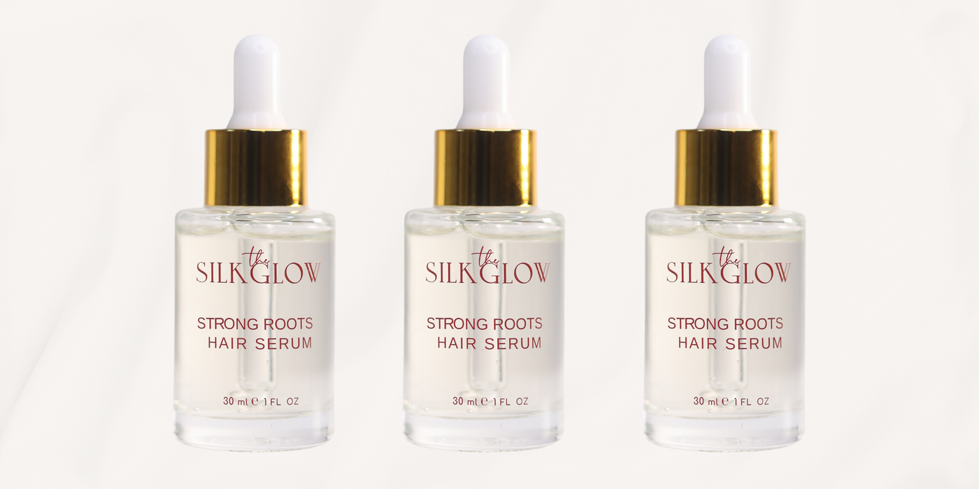 strong roots hair serum banner