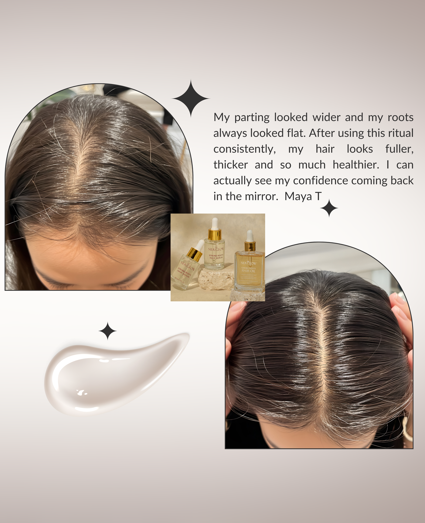 Strong Roots Ritual Trio – Hair Oil + 2 Hair Serums