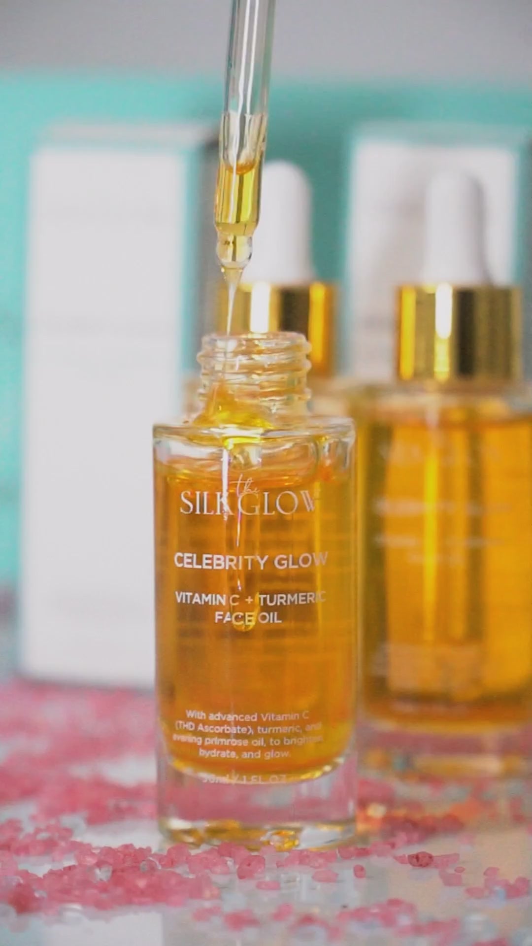 Celebrity Glow - Vitamin C + Turmeric Face Oil  (30ml)