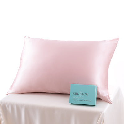 Rosé Silk Pillowcase - The Silk Glow