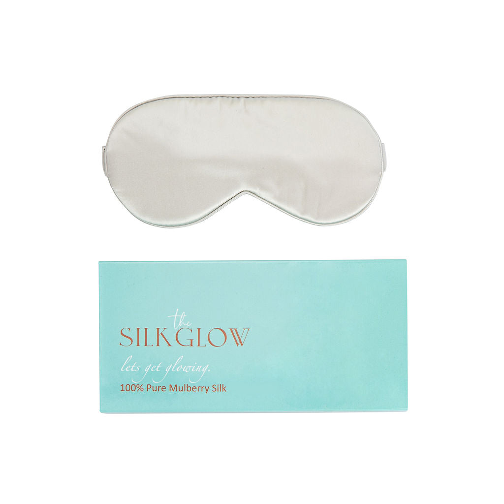 Silver Silk Sleepmask - The Silk Glow