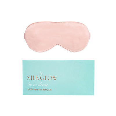Pink Silk Sleepmask - The Silk Glow